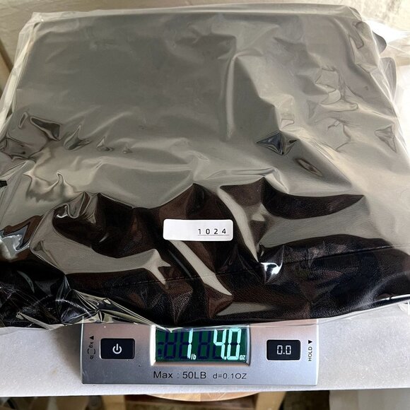 Vntg Preview Collection Women size 12 100% Lamb Leather Pants Straight Leg Soft - Picture 7 of 7